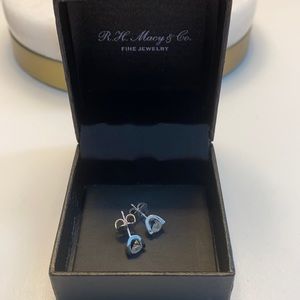 Suspended Diamond Earrings